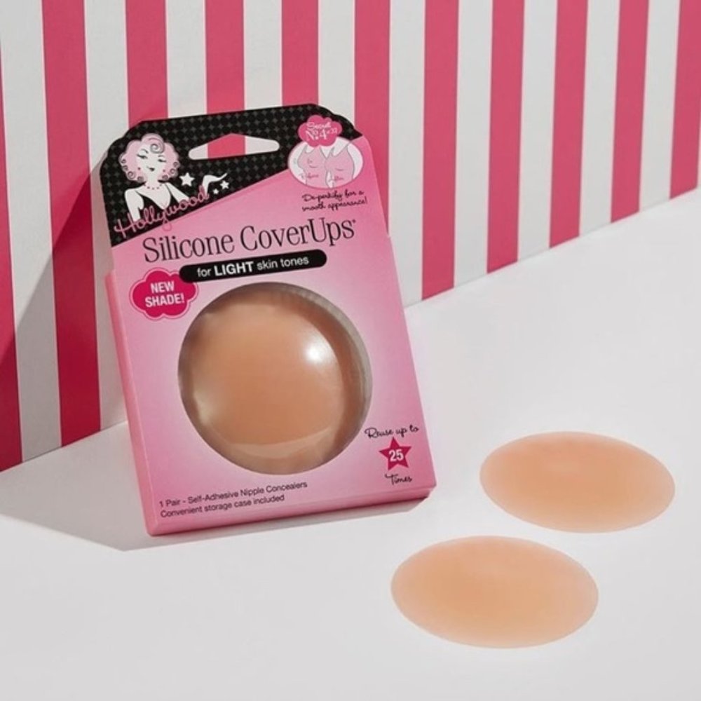 Hollywood Fashion Secrets Silicone CoverUp 3Pairs